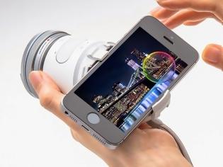 Φωτογραφία για Το Olympus Air A01 μετατρέπει το smartphone… σε κάμερα