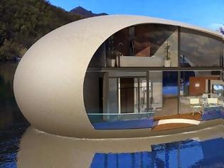 Φωτογραφία για Πλωτό σπίτι διακοπών σε σχήμα αυγού
