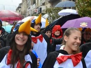 Φωτογραφία για Οι καρναβαλιστές αγνόησαν τη βροχή και έκαναν την παρέλαση του 3ου Καλαματιανού Καρναβαλιού! [video]