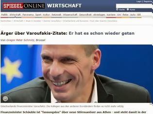 Φωτογραφία για Spiegel: Ο Βαρουφάκης είχε προειδοποιηθεί να προσέχει τις δηλώσεις του