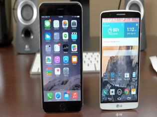 Φωτογραφία για Το iPhone 6 και το LG G3 κέρδισε τον τίτλο του καλύτερου smartphone στο MWC 2015