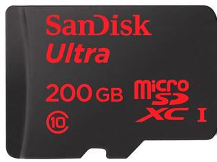 Φωτογραφία για SanDisk: Λανσάρει την μεγαλύτερη σε χωρητικότητα microSD card