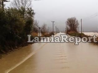 Φωτογραφία για Φθιώτιδα: Πλημμύρισε και πάλι ο Σπερχειός - Έκλεισε ο δρόμος προς Γοργοπόταμο