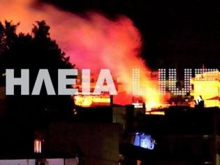 Φωτογραφία για Ηλεία: Από τύχη δεν επεκτάθηκε η μεγάλη φωτιά που ξέσπασε στο κέντρο του Πύργου