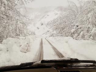 Φωτογραφία για Εγκλωβισμένα τα ορεινά χωριά της Ξάνθης – Καλύφθηκαν από το χιόνι, κλειστά τα σχολεία