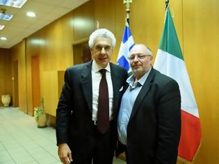 Φωτογραφία για Συνάντηση ΑΝΥΕΘΑ Κώστα Ήσυχου με τον Πρέσβη της Ιταλίας στην Ελλάδα