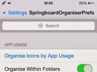 Φωτογραφία για SpringboardOrganiser: Cydia tweak new v1.1-29 ($0.99)