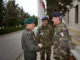 Φωτογραφία για Επίσκεψη του νέου Διοικητή της 1ης Στρατιάς Αντιστράτηγου Ιωάννη Ηλιόπουλου στο Ευρωπαϊκό Στρατηγείο Λάρισας