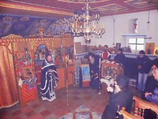 Φωτογραφία για 6199 -Η εορτή του Αγίου Παύλου του Απλού στο χιονισμένο Κελλί Μαρουδά.