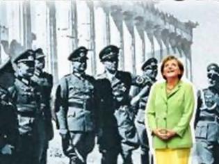 Φωτογραφία για Spiegel: Η Μέρκελ με ναζί αξιωματικούς μπροστά στον Παρθενώνα!