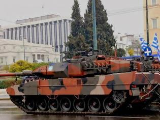 Φωτογραφία για Γκάζια στο κόκκινο για τα Leopard 2HEL και ρεκόρ τηλεθέασης της στρατιωτικής παρέλασης (vid)
