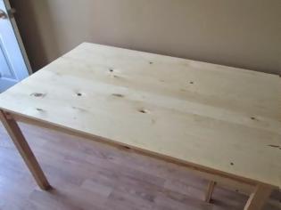 Φωτογραφία για Απίθανο και διασκεδαστικό: Δείτε σε τί μετέτρεψαν αυτό το ξύλινο τραπέζι!