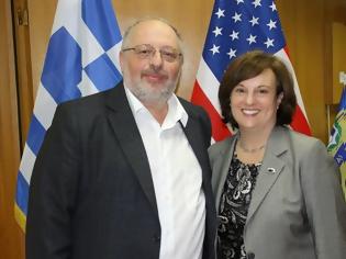 Φωτογραφία για Συνάντηση ΑΝΥΕΘΑ Κώστα Ήσυχου με την Επιτετραμμένη της Πρεσβείας των ΗΠΑ στην Ελλάδα