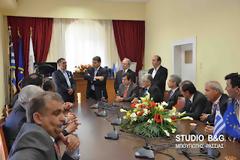 Ο δήμος Άργους υποδέχθηκε με τιμές την αντιπροσωπεία από την Κύπρο