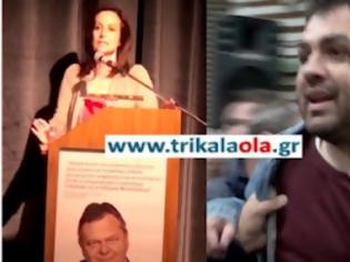 Φωτογραφία για Φραστική επίθεση νεαρού στην Άννα Διαμαντοπούλου στην ομιλία της απόψε στα Τρίκαλα [Video]