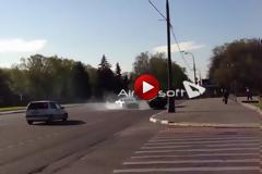 VIDEO: Ένα Audi R8 συγκρούεται κατά τη διάρκεια ενός drift μ’ ένα Lada!