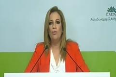 Η Φώφη δήλωσε ότι δεν θα δηλώσει τίποτα