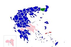 Στο 22,22% η ΝΔ σύμφωνα με τα επίσημα αποτελέσματα στο 6,74% των ψηφισάντων