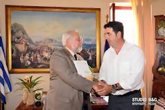 Στο Ναύπλιο ο Βέλγος πρεσβευτής
