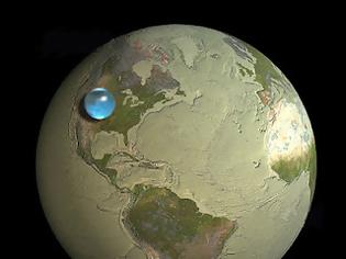 Φωτογραφία για Δείτε πόσο ειναι το πόσιμο νερό της γης!