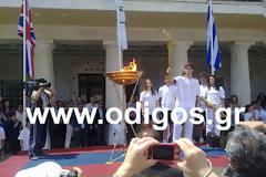 Με απρόοπτα η τελετή υποδοχής της φλόγας στον Πύργο