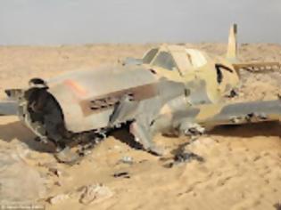 Φωτογραφία για Συγκλονιστικό!Βρέθηκε αεροπλάνο του Β' ΠΠ μέσα στην έρημο Σαχάρα!Τι έγινε ο πιλότος του