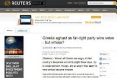 Reuters για Χρυσή Αυγή: Ποιοι τους ψήφισαν;