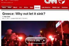 CNN: «Γιατί να μην αφήσουμε την Ελλάδα να βουλιάξει;»...