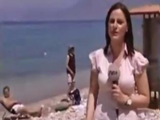 Φωτογραφία για Η Ελληνίδα ρεπόρτερ που τα “είδε όλα” σε ζωντανή σύνδεση – Θα το θυμάται για χρόνια... [video]