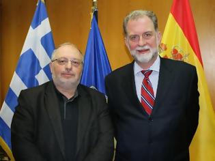 Φωτογραφία για Συνάντηση ΑΝΥΕΘΑ Κώστα Ήσυχου με τον Πρέσβη της Ισπανίας στην Ελλάδα