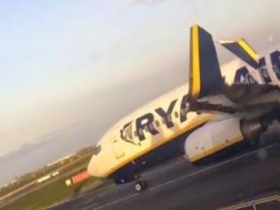 Φωτογραφία για Δύο αεροσκάφη της Ryanair συγκρούστηκαν στο αεροδρόμιο του Δουβλίνου