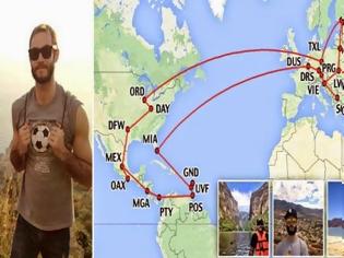 Φωτογραφία για Ο πιο έξυπνος ταξιδιώτης - Δείτε πώς θα ταξιδέψει 20.000 μίλια και θα επισκεφθεί 13 διαφορετικές χώρες αεροπορικά, χωρίς να πληρώσει cent!