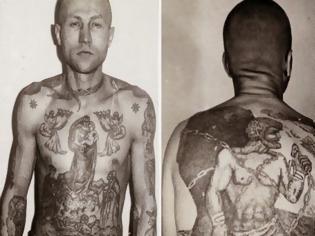 Φωτογραφία για Αποκρυπτογραφώντας τον κώδικα του εγκλήματος: Τι σημαίνουν τα τατουάζ των φυλακισμένων; [photos]
