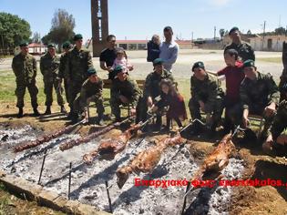 Φωτογραφία για Πάσχα με τους στρατιώτες μας στη V Μεραρχία Κρητών και την 1η ΜΑΛ
