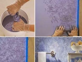Φωτογραφία για Wall art:Δειτε πως θα κανετε υπεροχες τεχνοτροπιες στους τοιχους σας.Τεχνικές βαψίματος - ΙΔΕΕΣ!