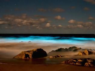 Φωτογραφία για Η θάλασσα «φωσφορίζει» στην Ουρουγουάη!