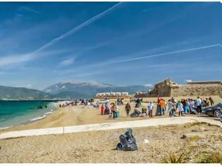 Φωτογραφία για Πάτρα: 150 άτομα καθάρισαν τον βυθό και την ακτή της παραλίας Κάστρου Ρίου