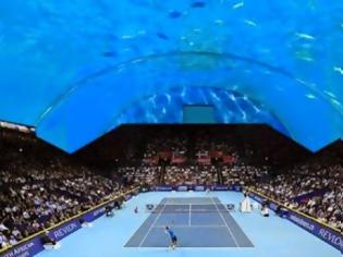 Φωτογραφία για ΕΚΠΛΗΚΤΙΚΟ! Ένα γήπεδο τένις, κάτω από τη θάλασσα, στο Ντουμπάι! [photos]