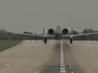 Φωτογραφία για Κορυφαίο βίντεο δράσης με μαχητικό A-10 Thunderbolt II