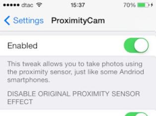 Φωτογραφία για ProximityCam: Cydia tweak new free...τραβήξτε φωτογραφίες με την κίνηση του δαχτύλου σας