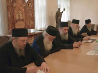 Φωτογραφία για 6643 - Αγιορειτική αντιπροσωπεία στη Μόσχα. Συνάντηση με τον Μητροπολίτη Βολοκολάμσκ Ιλαρίωνα