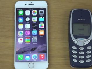 Φωτογραφία για Η μονομαχία των κινητών: Iphone 6 εναντίον Νokia 3310: Ποιο είναι το πιο γρήγορο; [video]