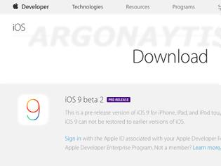 Φωτογραφία για Κυκλοφόρησε σήμερα η δεύτερη έκδοση του ios 9 beta 2