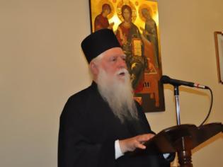 Φωτογραφία για 6676 - Ομιλία του Ηγουμένου της Ιεράς Μονής Κουτλουμουσίου στην Ορθόδοξη Κοινότητα Η Οσία Θωμαΐς, στη Μυτιλήνη