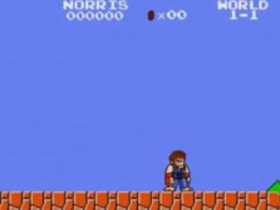 Φωτογραφία για Τι θα γινόταν αν στην θέση του Super Mario είχατε τον Τσακ Νόρις; [video]