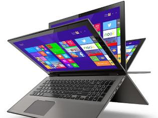 Φωτογραφία για Satellite Radius convertible notebooks από την Toshiba με οθόνες 4K