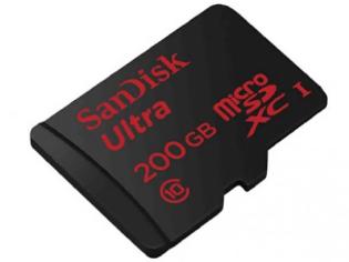 Φωτογραφία για Κάρτα Micro SD με χωρητικότητα 200 GB από τη SanDisk