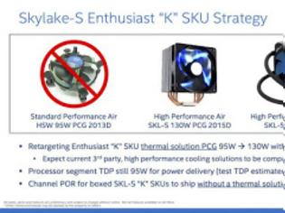 Φωτογραφία για Intel: Χωρίς stock ψύξη οι Skylake-S CPUs