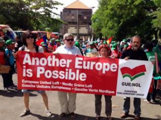 Φωτογραφία για Διαμαρτυρία της ευρω - αριστεράς για προεκλογική ανάμειξη Σουλτς