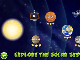 Φωτογραφία για Νέα έκδοση για το Angry Birds Space με πληροφορίες για το ηλιακό μας σύστημα  απο την NASA